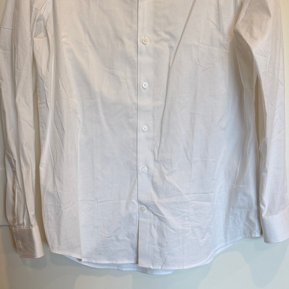NWT Express Extra Slim 1MX Crisp White Women’s Button Up Shirt Size Medium - Picture 6 of 8